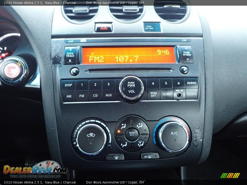 2010 Nissan Altima 2.5 S Navy Blue / Charcoal Photo #25