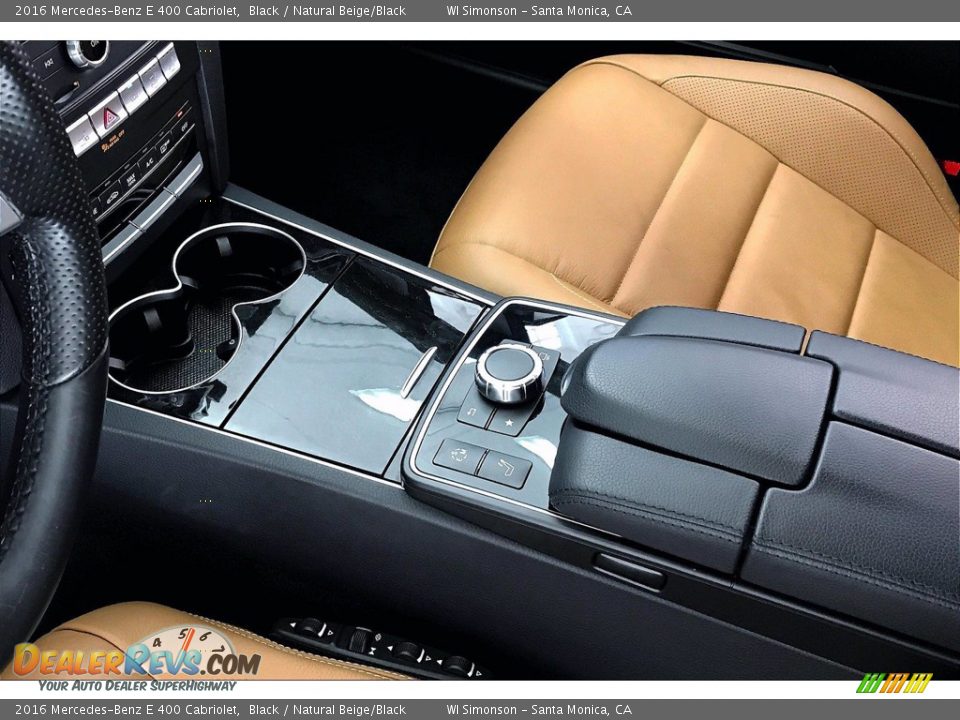 2016 Mercedes-Benz E 400 Cabriolet Black / Natural Beige/Black Photo #17