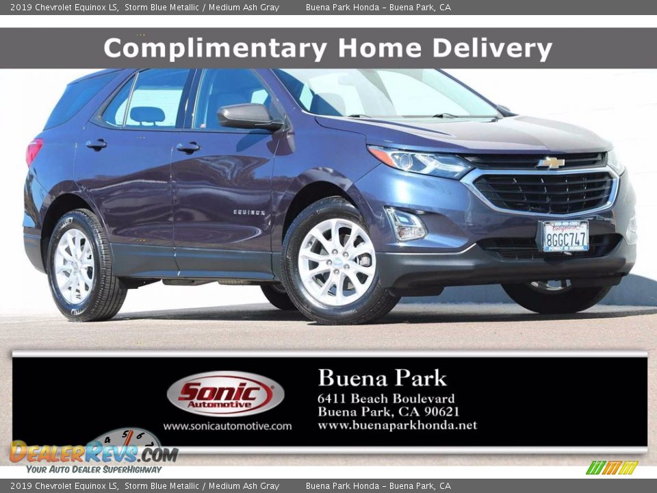 2019 Chevrolet Equinox LS Storm Blue Metallic / Medium Ash Gray Photo #1