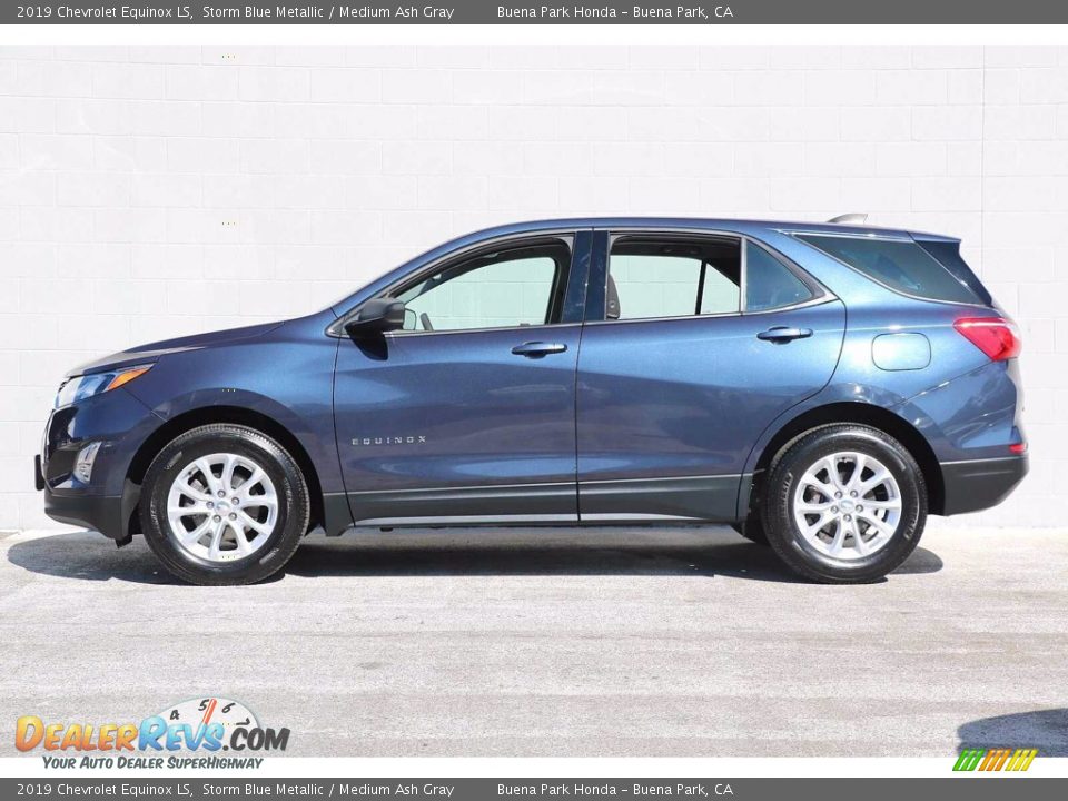 2019 Chevrolet Equinox LS Storm Blue Metallic / Medium Ash Gray Photo #9