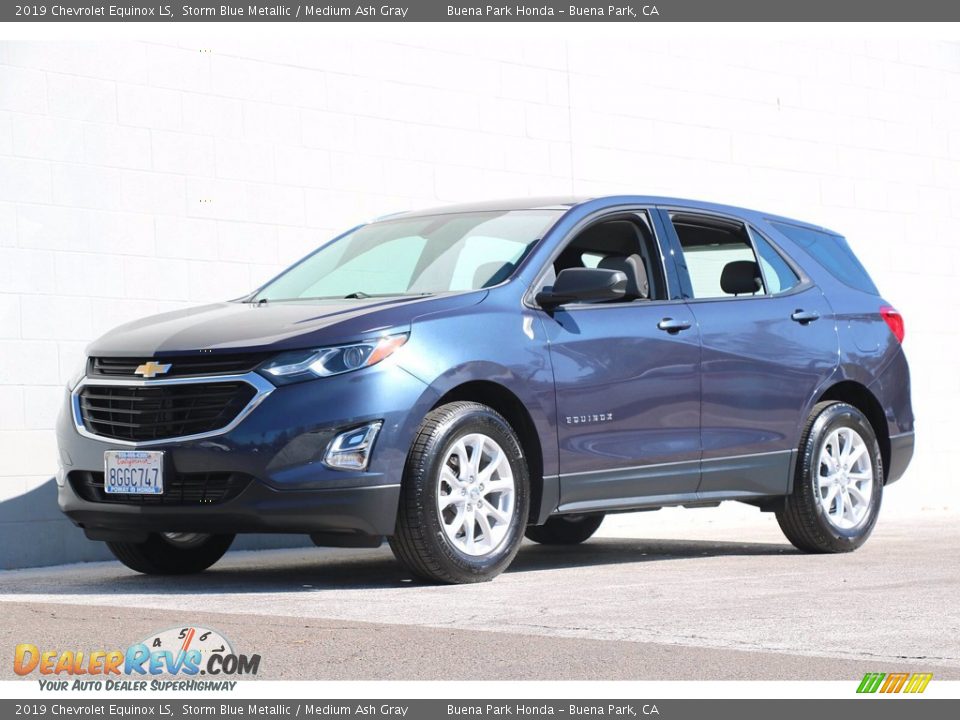 2019 Chevrolet Equinox LS Storm Blue Metallic / Medium Ash Gray Photo #10