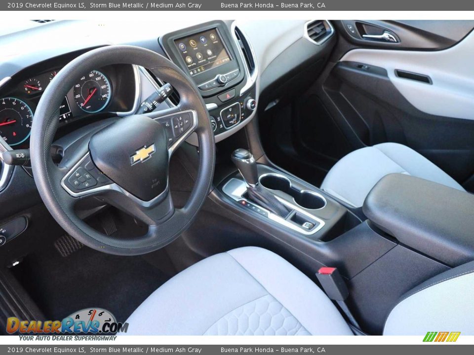 2019 Chevrolet Equinox LS Storm Blue Metallic / Medium Ash Gray Photo #12