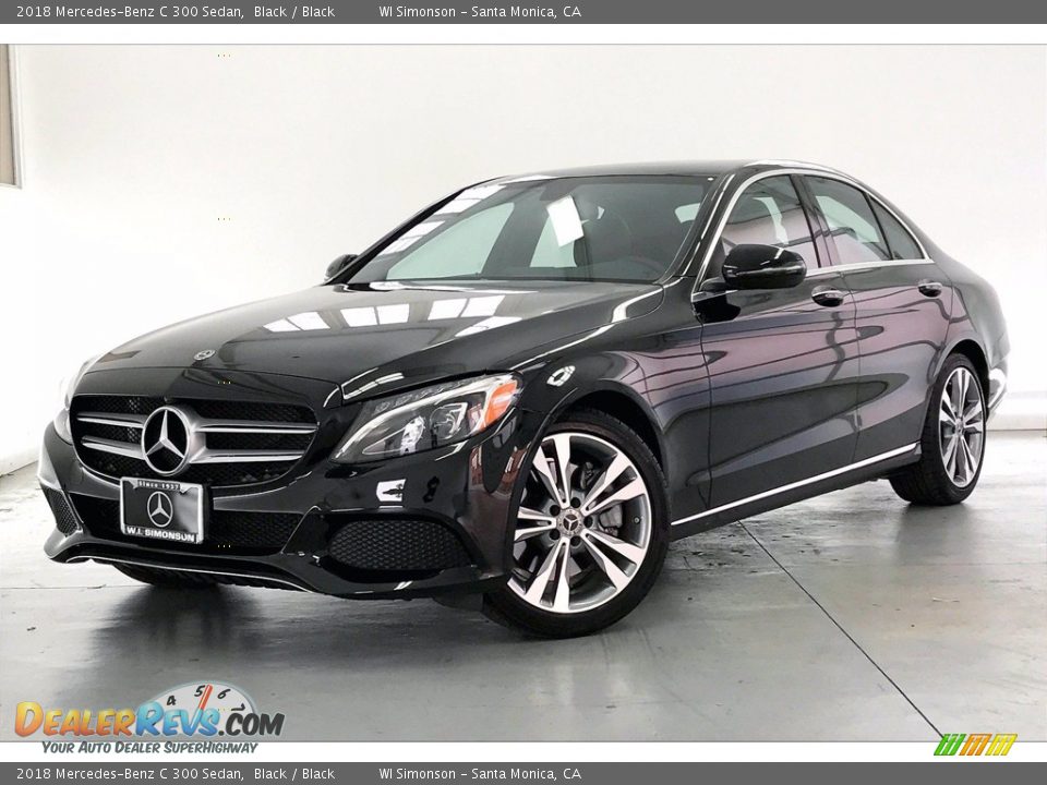 2018 Mercedes-Benz C 300 Sedan Black / Black Photo #12