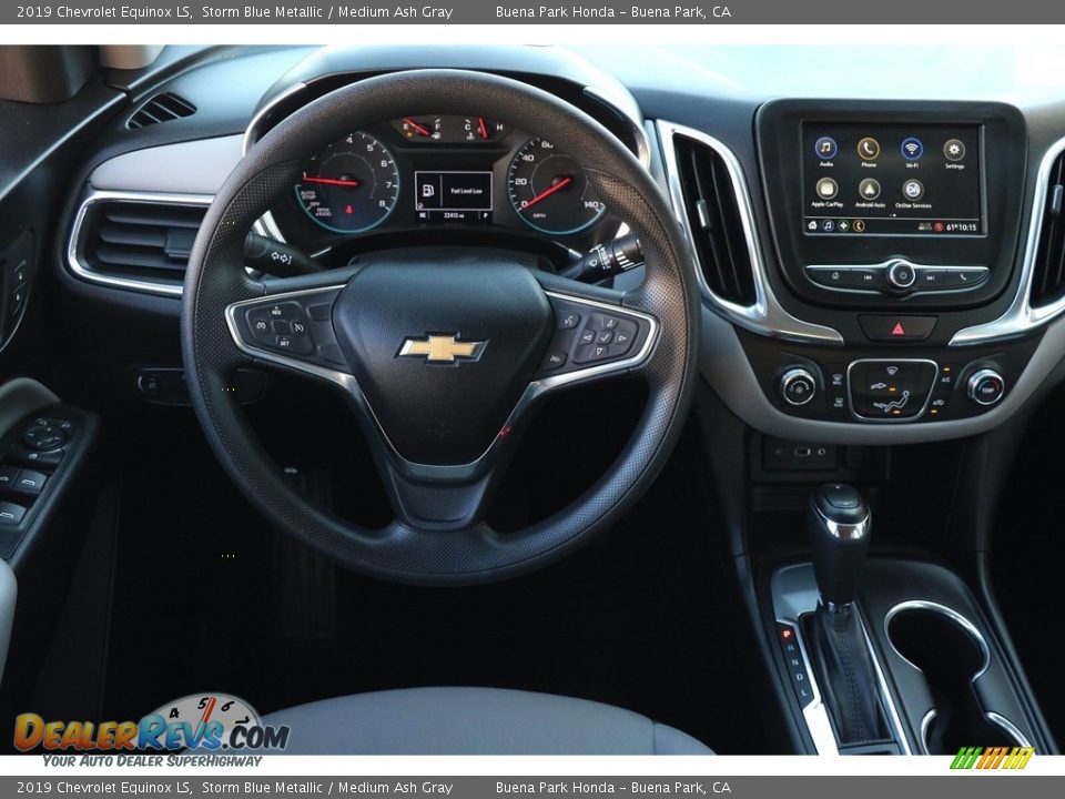 2019 Chevrolet Equinox LS Storm Blue Metallic / Medium Ash Gray Photo #17