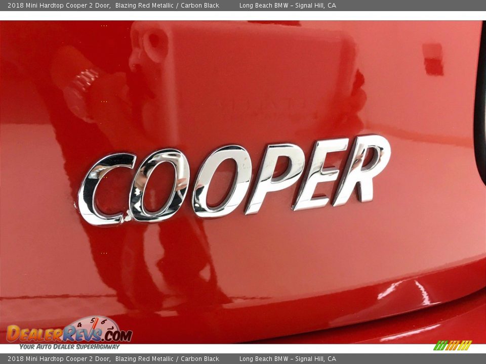 2018 Mini Hardtop Cooper 2 Door Blazing Red Metallic / Carbon Black Photo #7