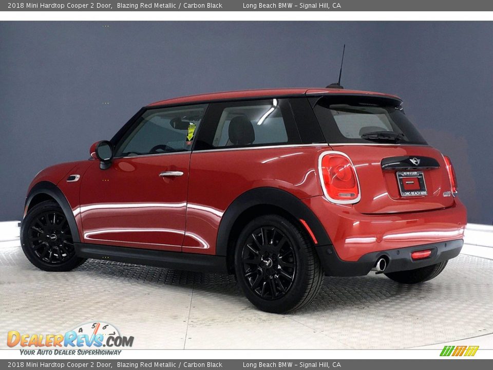 2018 Mini Hardtop Cooper 2 Door Blazing Red Metallic / Carbon Black Photo #10