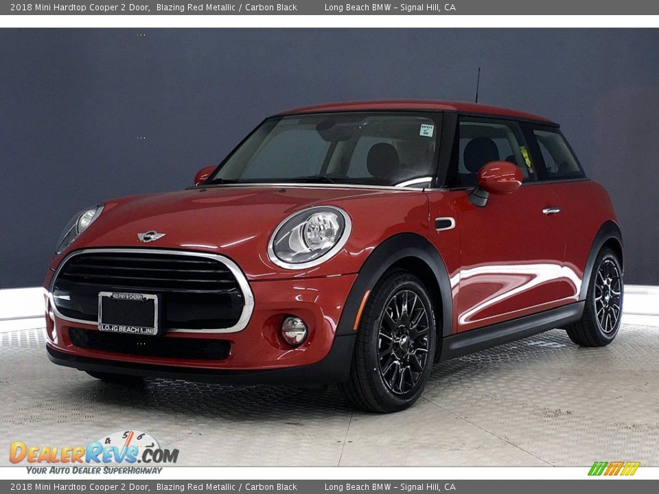 2018 Mini Hardtop Cooper 2 Door Blazing Red Metallic / Carbon Black Photo #12