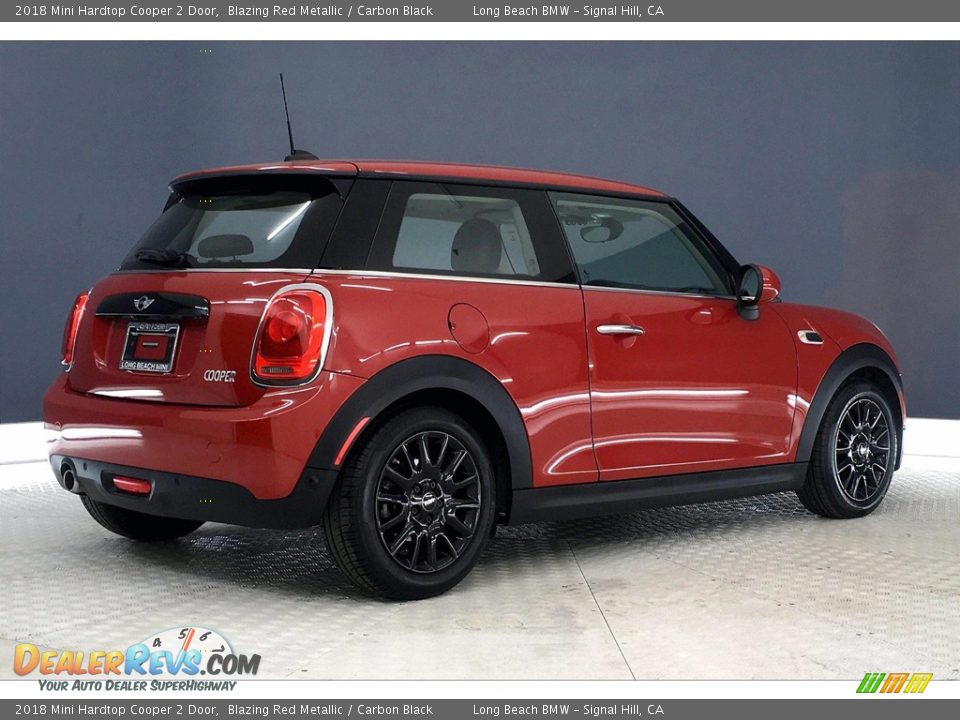 2018 Mini Hardtop Cooper 2 Door Blazing Red Metallic / Carbon Black Photo #13