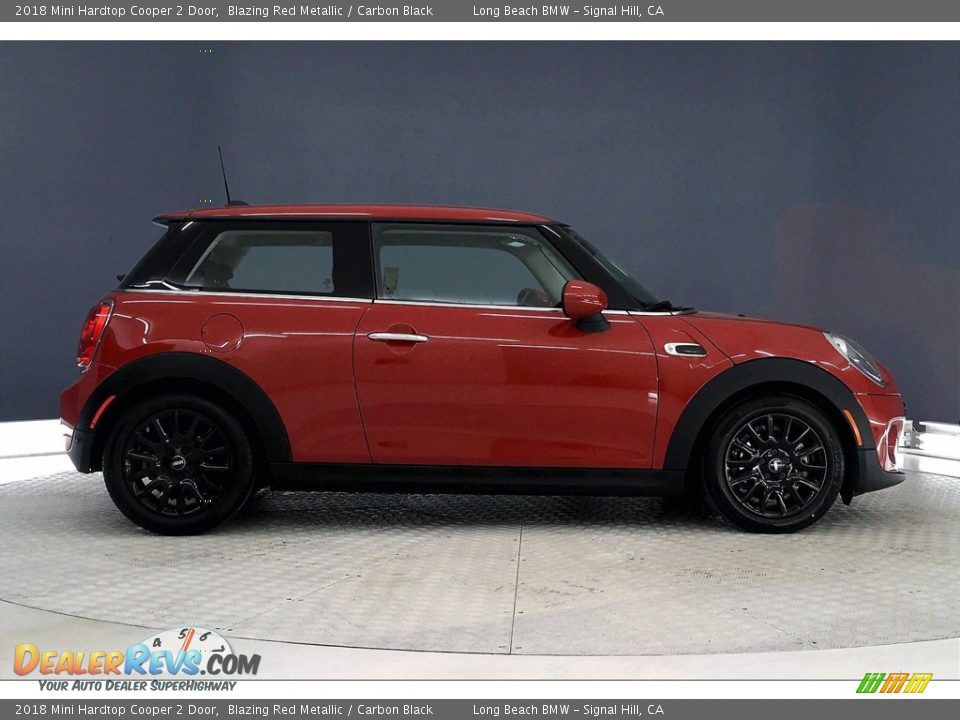 2018 Mini Hardtop Cooper 2 Door Blazing Red Metallic / Carbon Black Photo #14