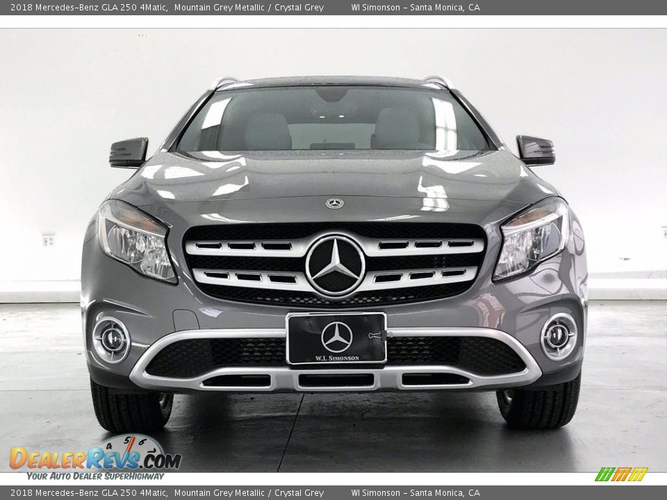 2018 Mercedes-Benz GLA 250 4Matic Mountain Grey Metallic / Crystal Grey Photo #2