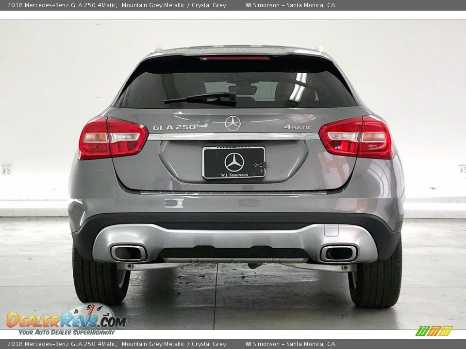 2018 Mercedes-Benz GLA 250 4Matic Mountain Grey Metallic / Crystal Grey Photo #3