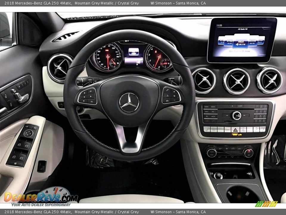 2018 Mercedes-Benz GLA 250 4Matic Mountain Grey Metallic / Crystal Grey Photo #4