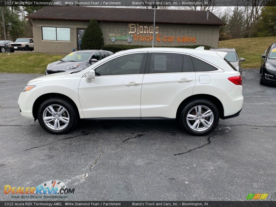 2013 Acura RDX Technology AWD White Diamond Pearl / Parchment Photo #1