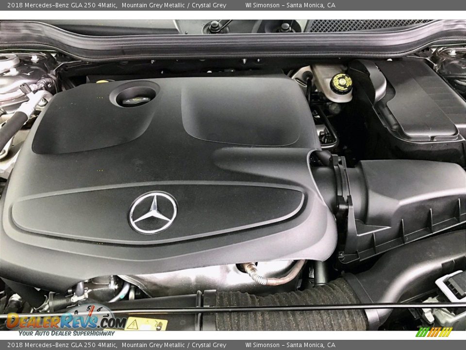 2018 Mercedes-Benz GLA 250 4Matic Mountain Grey Metallic / Crystal Grey Photo #9