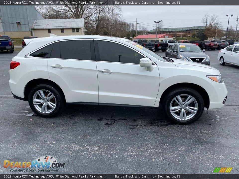 2013 Acura RDX Technology AWD White Diamond Pearl / Parchment Photo #5