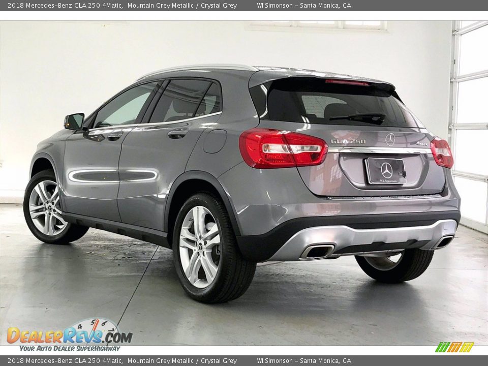 2018 Mercedes-Benz GLA 250 4Matic Mountain Grey Metallic / Crystal Grey Photo #10