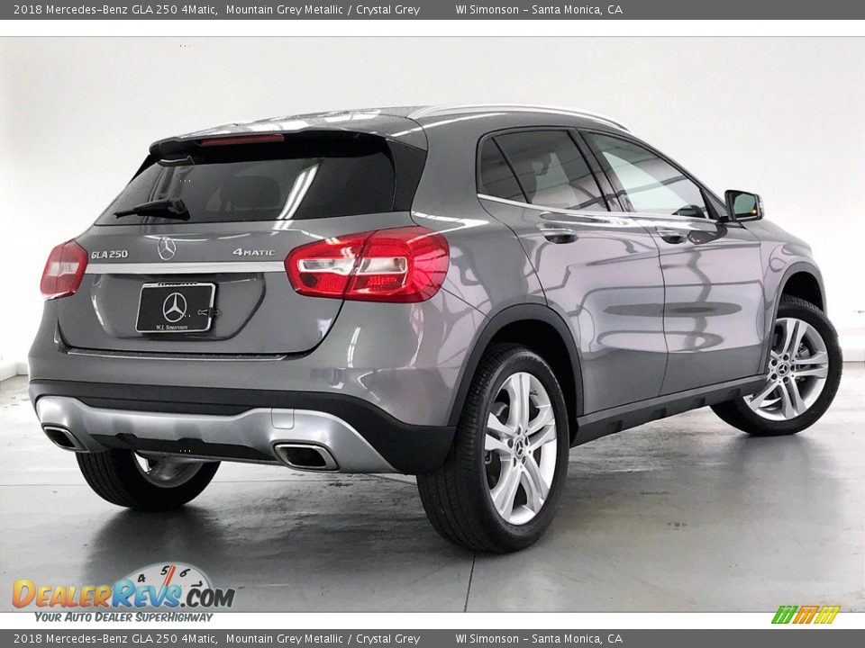 2018 Mercedes-Benz GLA 250 4Matic Mountain Grey Metallic / Crystal Grey Photo #13