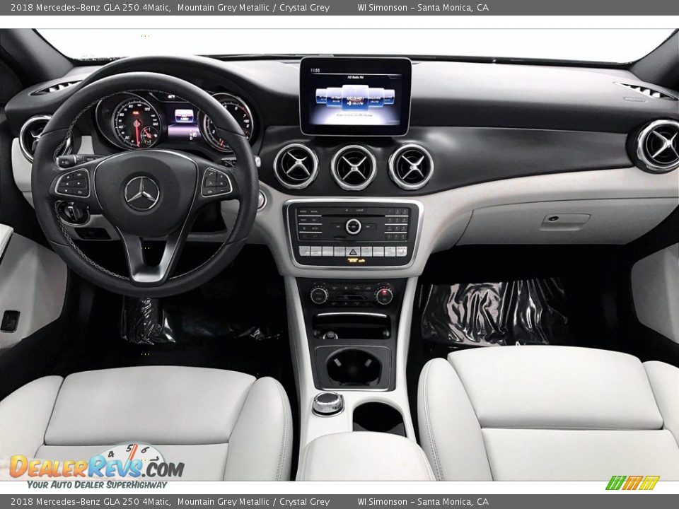 2018 Mercedes-Benz GLA 250 4Matic Mountain Grey Metallic / Crystal Grey Photo #15