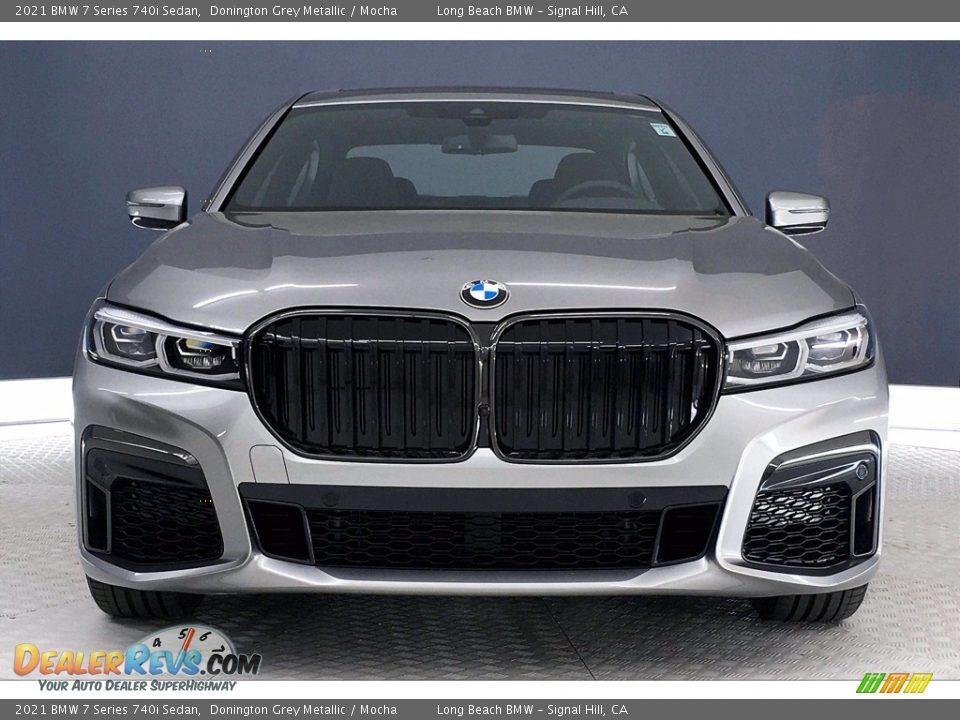 2021 BMW 7 Series 740i Sedan Donington Grey Metallic / Mocha Photo #2