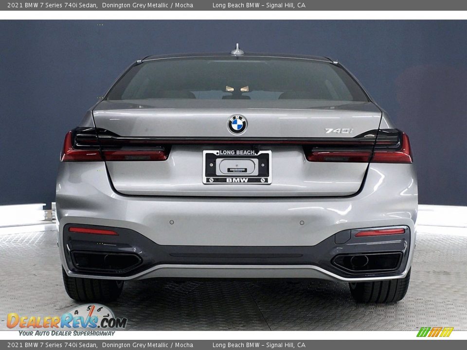 2021 BMW 7 Series 740i Sedan Donington Grey Metallic / Mocha Photo #3