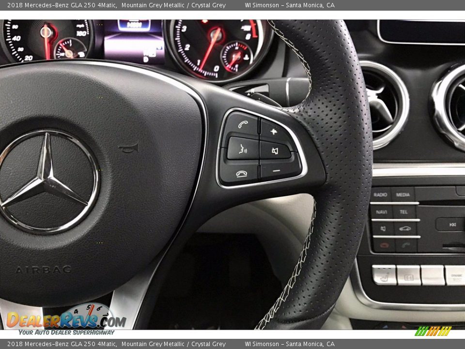 2018 Mercedes-Benz GLA 250 4Matic Mountain Grey Metallic / Crystal Grey Photo #22