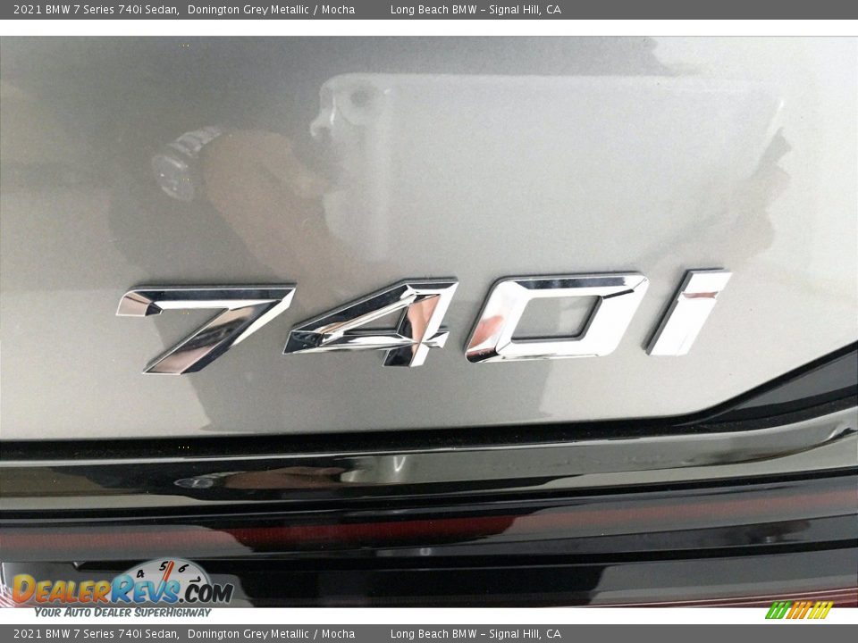2021 BMW 7 Series 740i Sedan Donington Grey Metallic / Mocha Photo #7