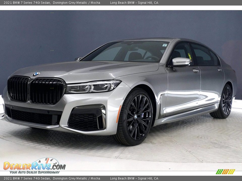 2021 BMW 7 Series 740i Sedan Donington Grey Metallic / Mocha Photo #12