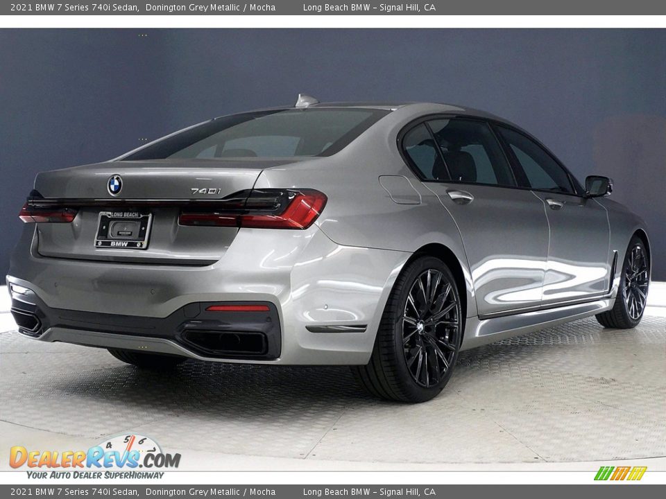 2021 BMW 7 Series 740i Sedan Donington Grey Metallic / Mocha Photo #13