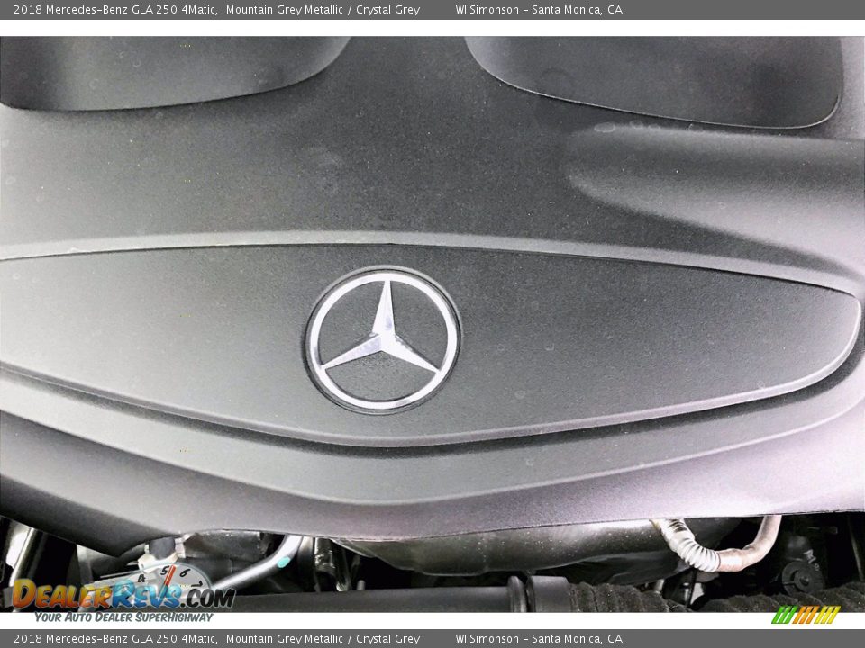 2018 Mercedes-Benz GLA 250 4Matic Mountain Grey Metallic / Crystal Grey Photo #32