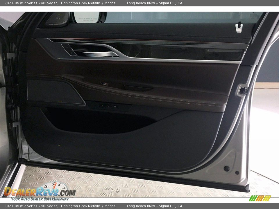 2021 BMW 7 Series 740i Sedan Donington Grey Metallic / Mocha Photo #24