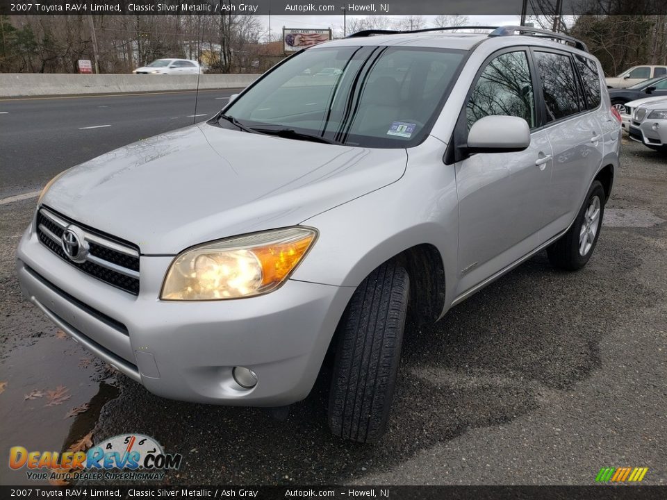 2007 Toyota RAV4 Limited Classic Silver Metallic / Ash Gray Photo #3