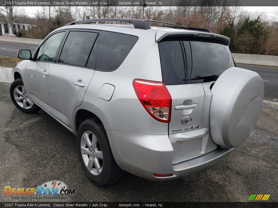 2007 Toyota RAV4 Limited Classic Silver Metallic / Ash Gray Photo #5