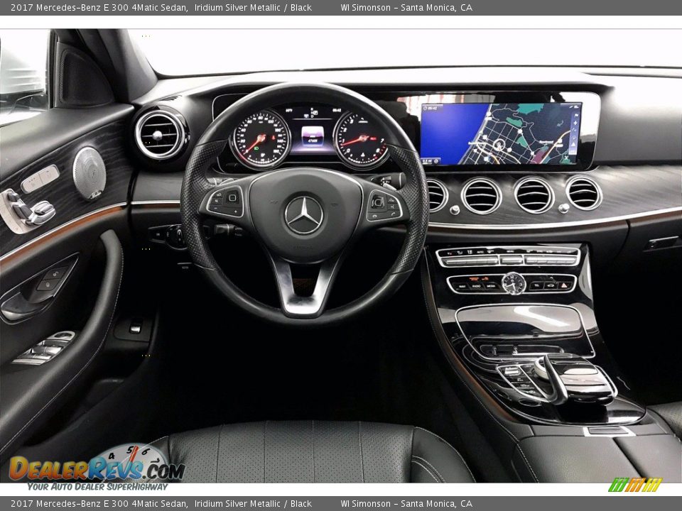 2017 Mercedes-Benz E 300 4Matic Sedan Iridium Silver Metallic / Black Photo #4