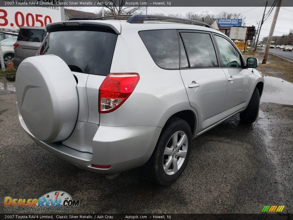 2007 Toyota RAV4 Limited Classic Silver Metallic / Ash Gray Photo #7