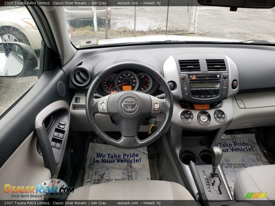 2007 Toyota RAV4 Limited Classic Silver Metallic / Ash Gray Photo #14