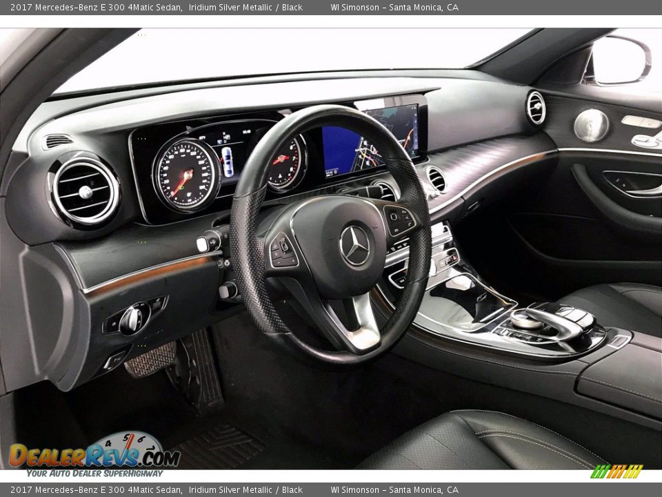 2017 Mercedes-Benz E 300 4Matic Sedan Iridium Silver Metallic / Black Photo #14