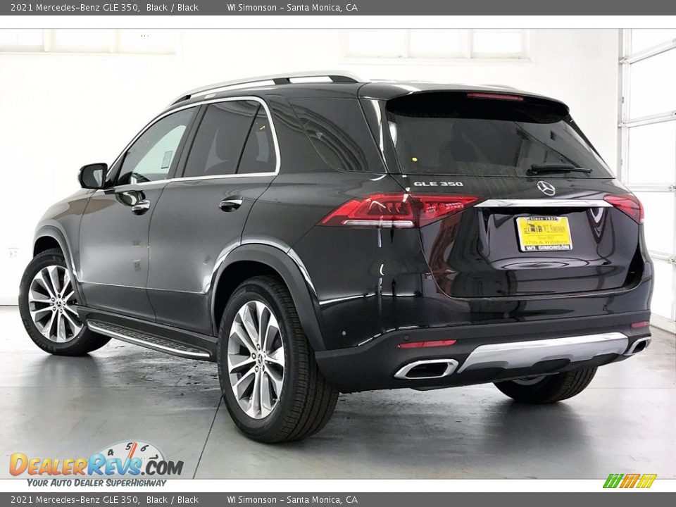 2021 Mercedes-Benz GLE 350 Black / Black Photo #2