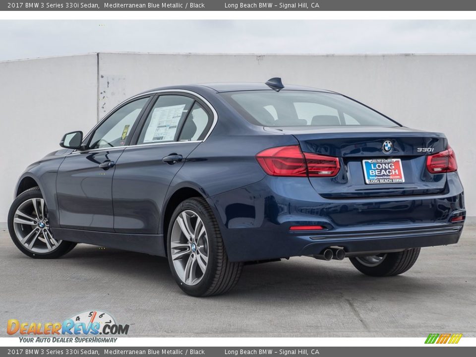 2017 BMW 3 Series 330i Sedan Mediterranean Blue Metallic / Black Photo #3