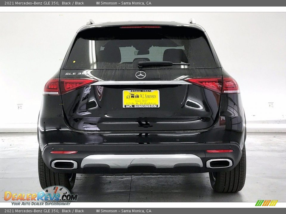 2021 Mercedes-Benz GLE 350 Black / Black Photo #3