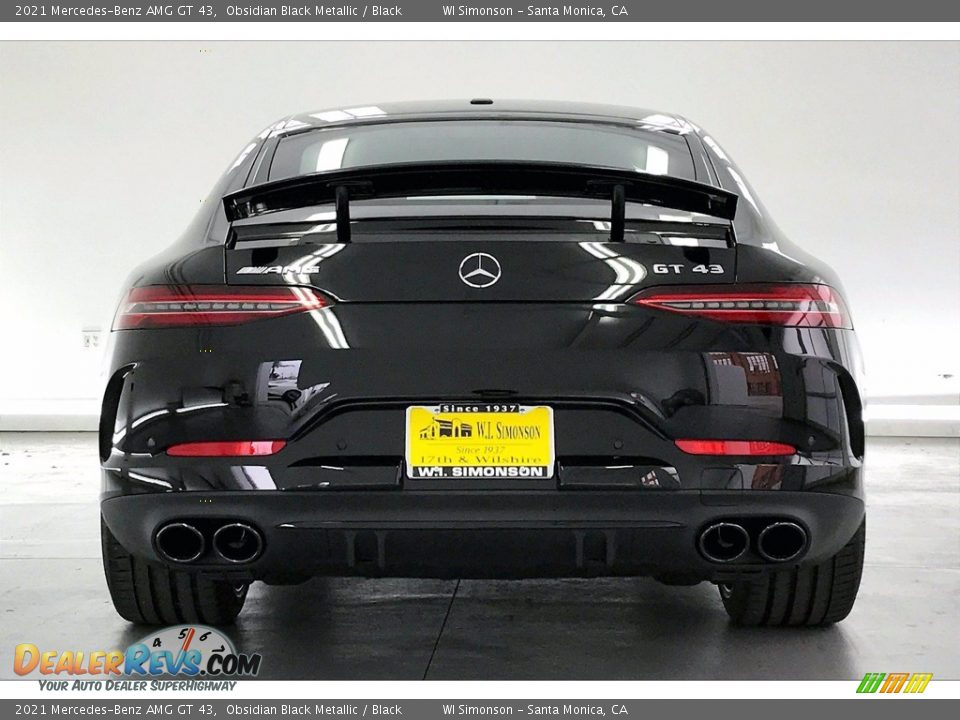 2021 Mercedes-Benz AMG GT 43 Obsidian Black Metallic / Black Photo #3
