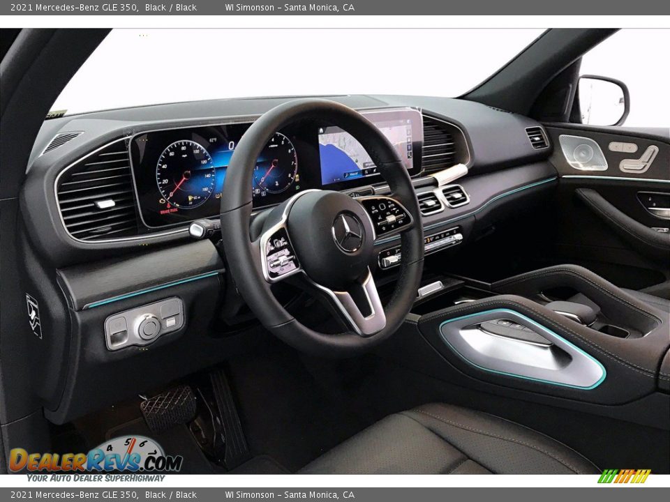 2021 Mercedes-Benz GLE 350 Black / Black Photo #4