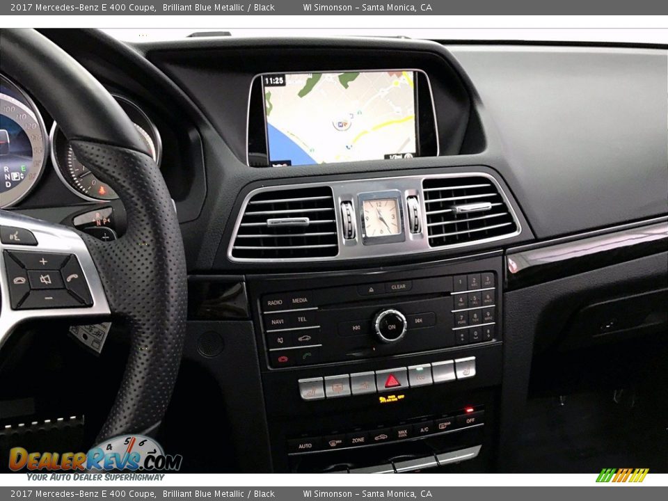 2017 Mercedes-Benz E 400 Coupe Brilliant Blue Metallic / Black Photo #5