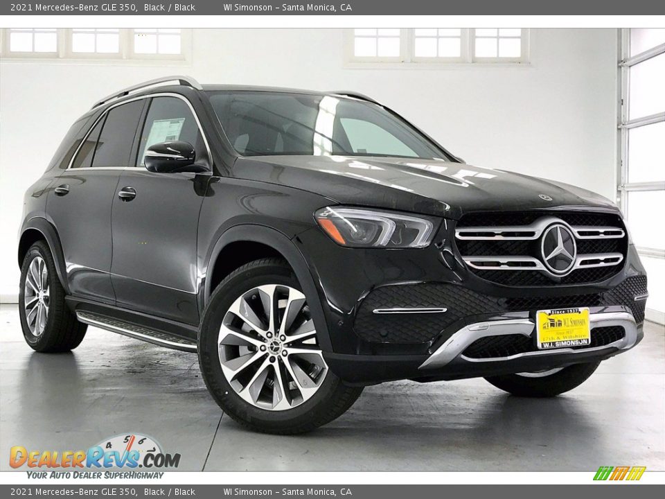 2021 Mercedes-Benz GLE 350 Black / Black Photo #12