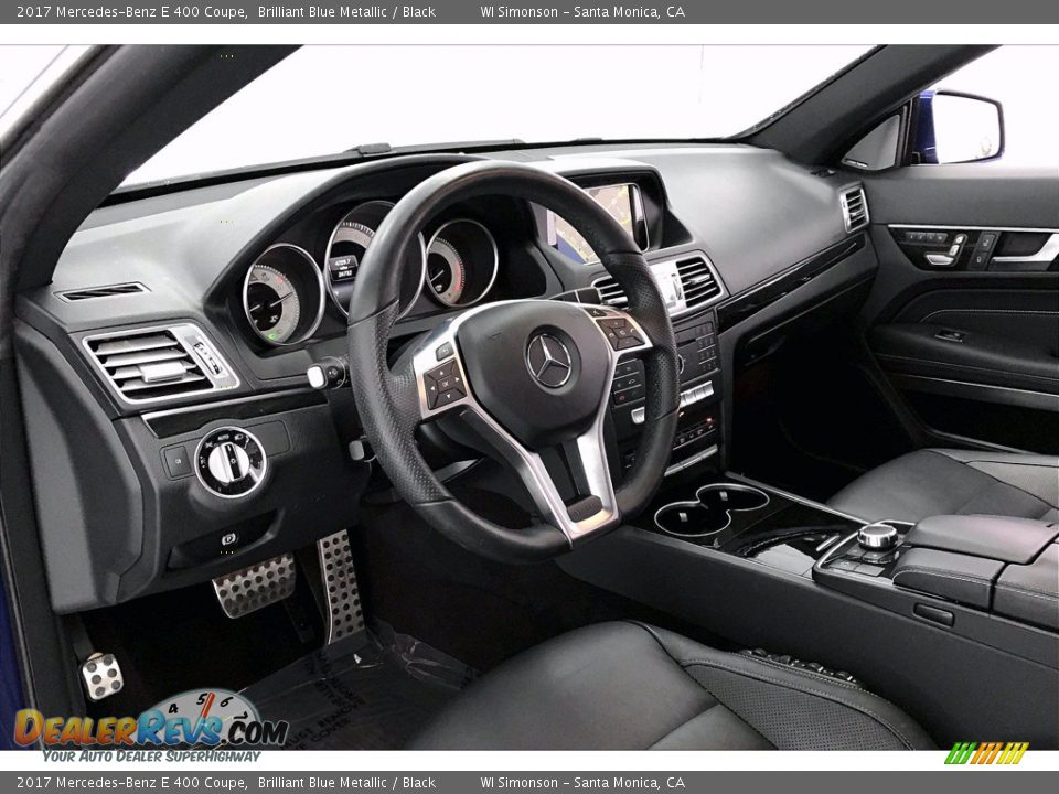 2017 Mercedes-Benz E 400 Coupe Brilliant Blue Metallic / Black Photo #14