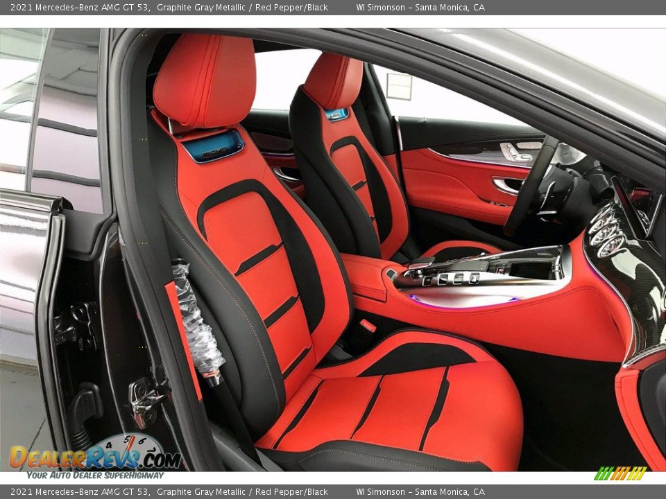 Red Pepper/Black Interior - 2021 Mercedes-Benz AMG GT 53 Photo #5