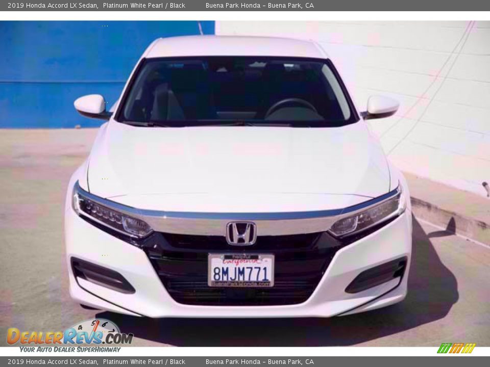 2019 Honda Accord LX Sedan Platinum White Pearl / Black Photo #7