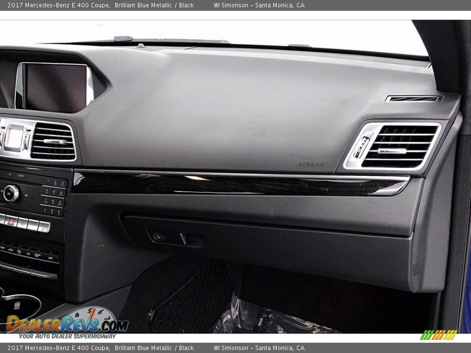 2017 Mercedes-Benz E 400 Coupe Brilliant Blue Metallic / Black Photo #16