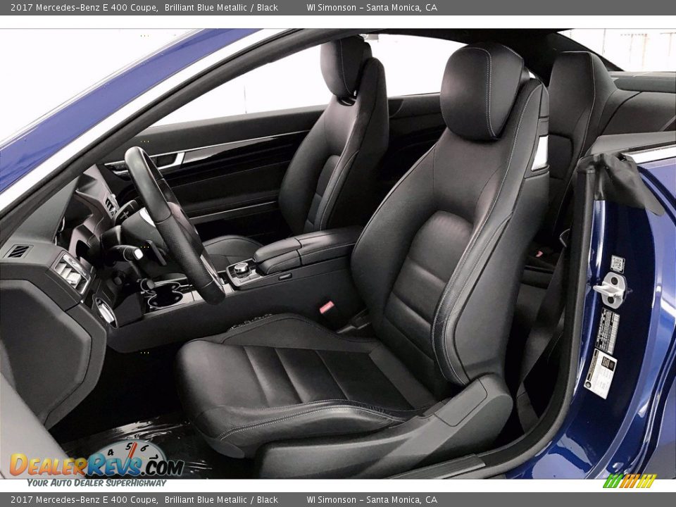 2017 Mercedes-Benz E 400 Coupe Brilliant Blue Metallic / Black Photo #18