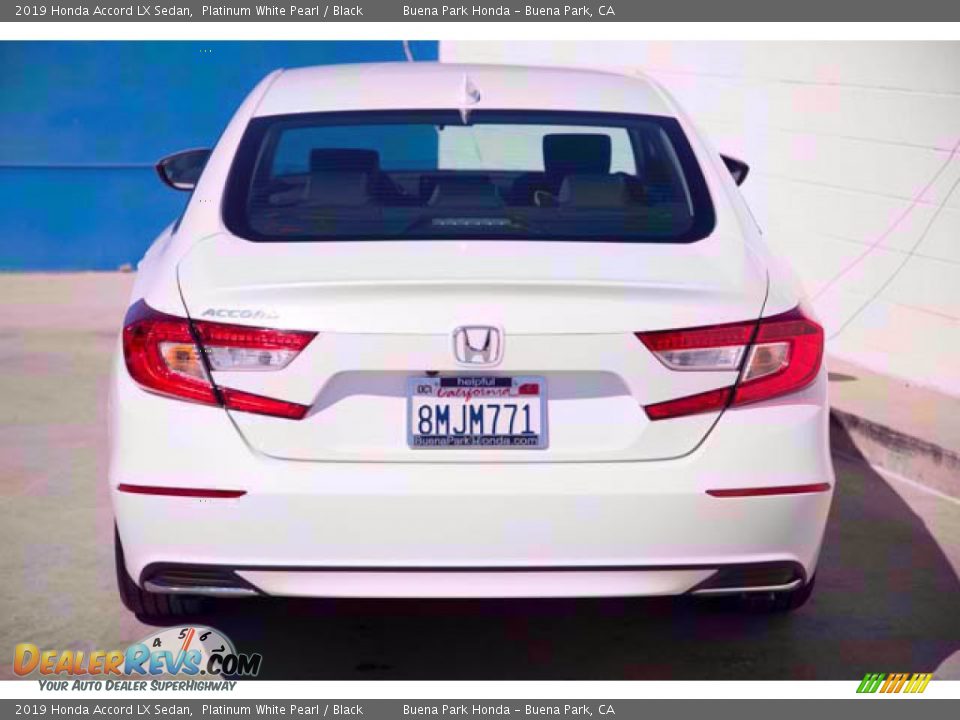 2019 Honda Accord LX Sedan Platinum White Pearl / Black Photo #11