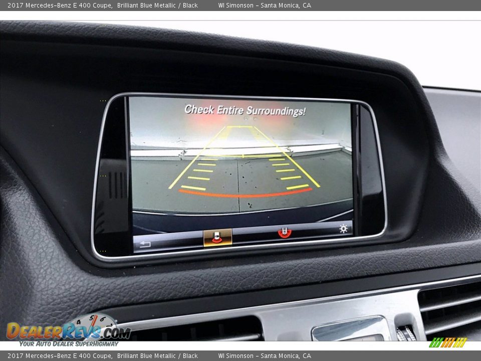 2017 Mercedes-Benz E 400 Coupe Brilliant Blue Metallic / Black Photo #24